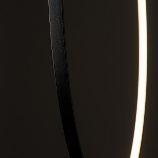 Lampa wisząca okrągła nowoczesna Circolo LED 3000K 45cm czarna Nowodvorski