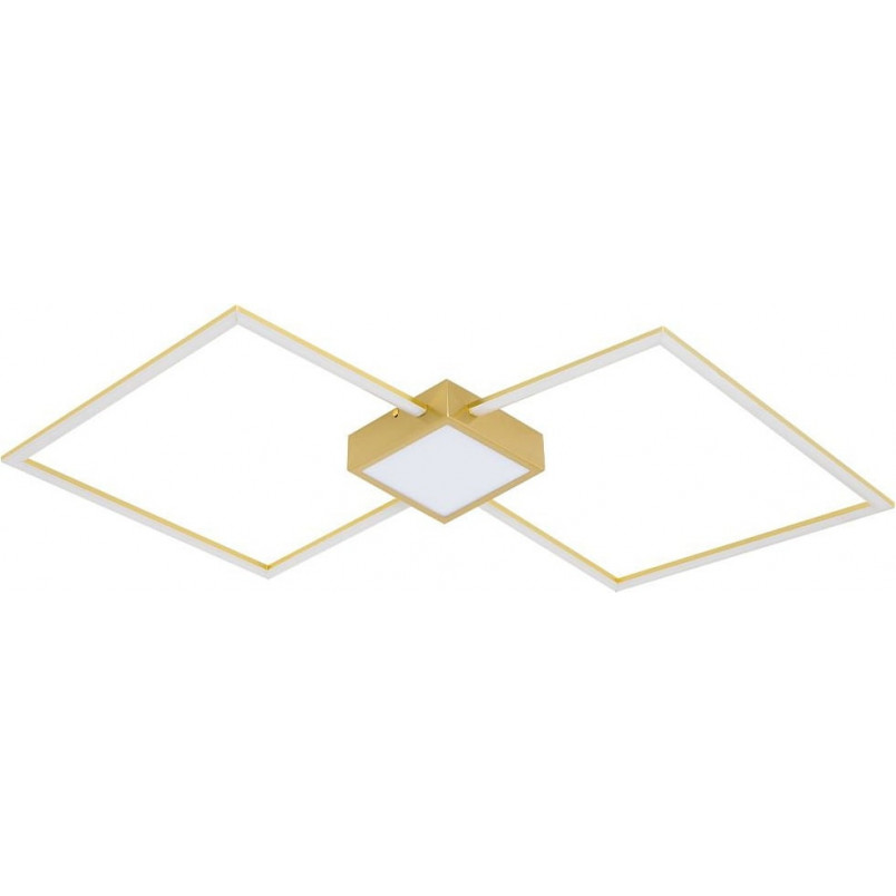 Plafon nowoczesny / glamour Hex LED 72x42,5cm złoty Zumaline