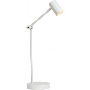 Lampa biurkowa ze ściemniaczem Tipik LED 2700K biała Lucide