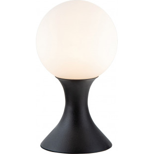 Lampa stołowa szklana kula retro Moya 12cm opal / czarny Lucide