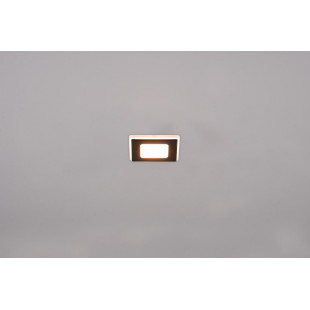 Lampa podtynkowa spot kwadratowa Nimbus LED 3000K 8x8cm czarny mat Trio