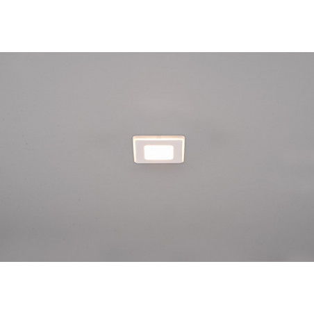 Lampa podtynkowa spot kwadratowa Nimbus LED 3000K 8x8cm biały mat Trio