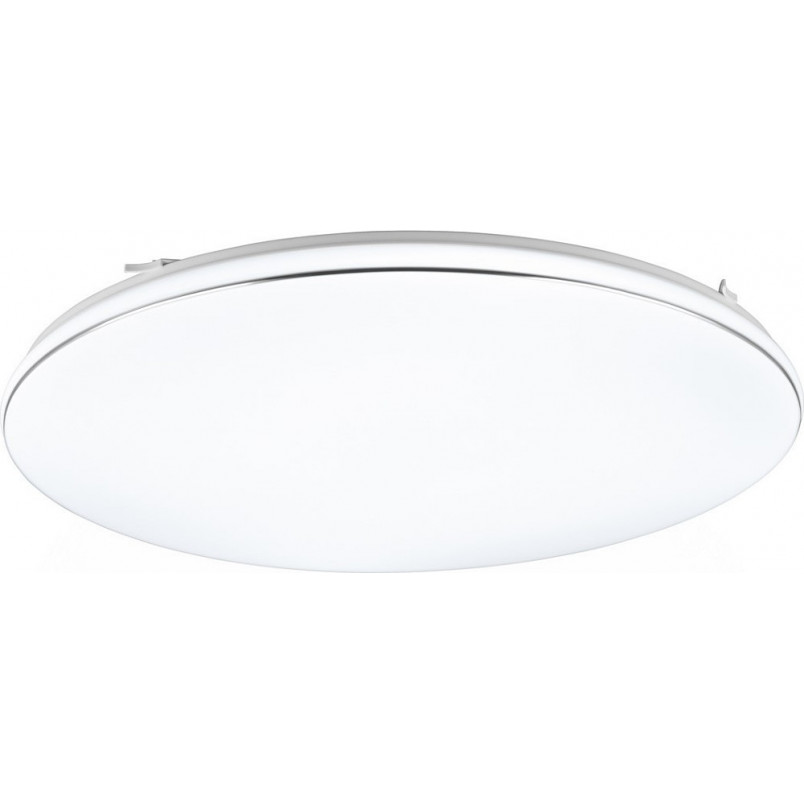 Plafon nowoczesny ściemniany Blanca LED 4000K 53cm biały / srebrny Reality