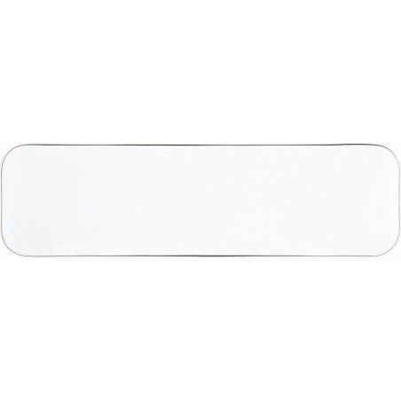 Plafon nowoczesny ściemniany Blanca LED 4000K 60x17cm biały / srebrny Reality