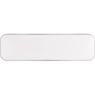 Plafon nowoczesny ściemniany Blanca LED 4000K 60x17cm biały / srebrny Reality