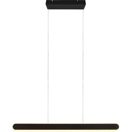 Lampa wisząca nowoczesna podłużna Helios LED 130cm czarny mat Trio
