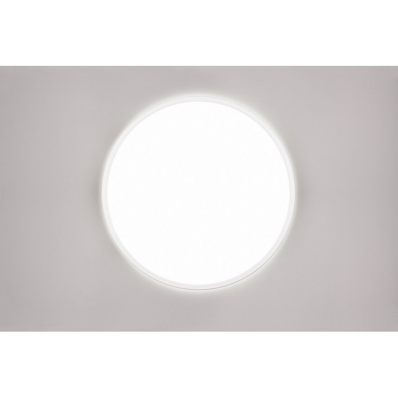 Plafon minimalistyczny ściemniany Scott LED 50cm biały mat Reality