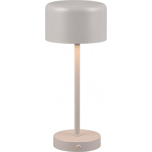 Lampa stołowa minimalistyczna z usb Jeff LED szara Reality