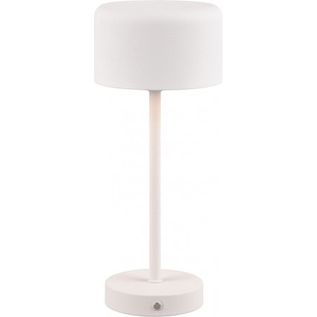 Lampa stołowa minimalistyczna z usb Jeff LED biały mat Reality