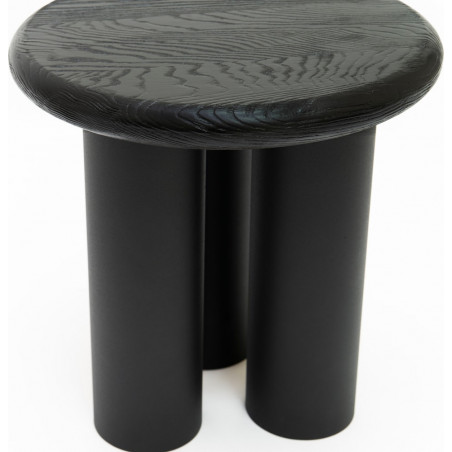 Stolik boczny drewniany Object070 40x40cm czarny NG Design