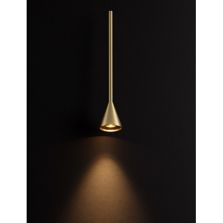 Lampa wisząca punktowa Loop LED 6cm złota
