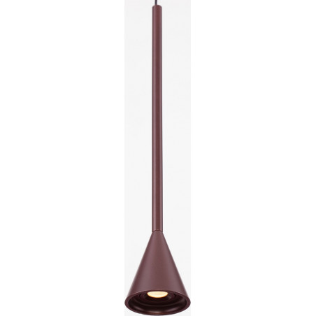 Lampa wisząca punktowa Loop LED 6cm brązowa