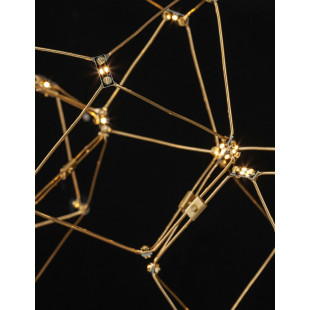 Lampa wisząca nowoczesna podłużna Wento II LED 108x32cm złota