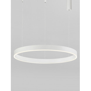 Lampa wisząca okrągła nowoczesna Gemma LED 100cm biała