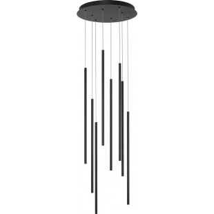 Lampa wiszące tuby Simple LED 40cm czarna