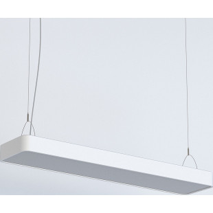 Lampa wisząca podłużna minimalistyczna Soft LED 90x20cm biała Nowodvorski