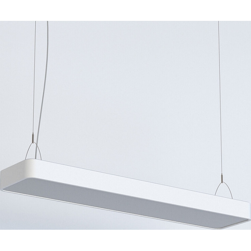 Lampa wisząca podłużna minimalistyczna Soft LED 90x20cm biała Nowodvorski