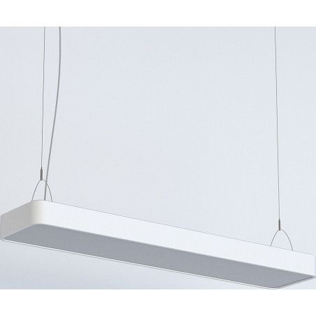Lampa wisząca podłużna minimalistyczna Soft LED 90x20cm biała Nowodvorski
