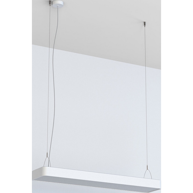 Lampa wisząca podłużna minimalistyczna Soft LED 90x20cm biała Nowodvorski
