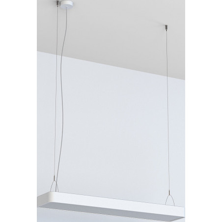 Lampa wisząca podłużna minimalistyczna Soft LED 90x20cm biała Nowodvorski
