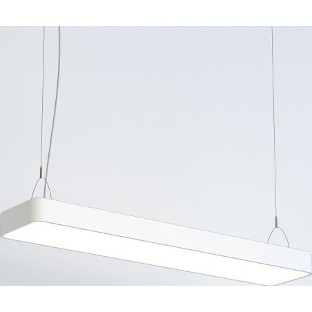 Lampa wisząca podłużna minimalistyczna Soft LED 90x20cm biała Nowodvorski