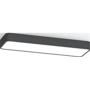 Plafon podłużny minimalistyczny Soft LED 60x20cm grafitowy Nowodvorski