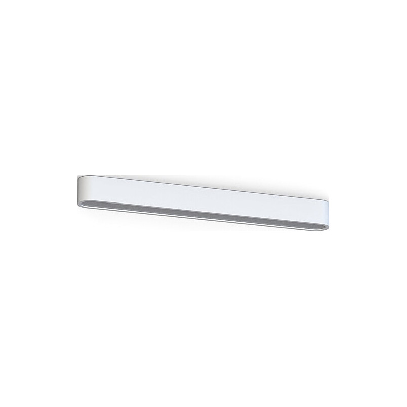 Plafon podłużny minimalistyczny Soft LED 60x6cm biały Nowodvorski