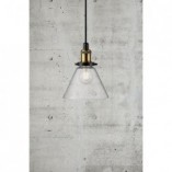 Lampa wisząca szklana retro Disa 18,5 Przezroczysta marki Nordlux