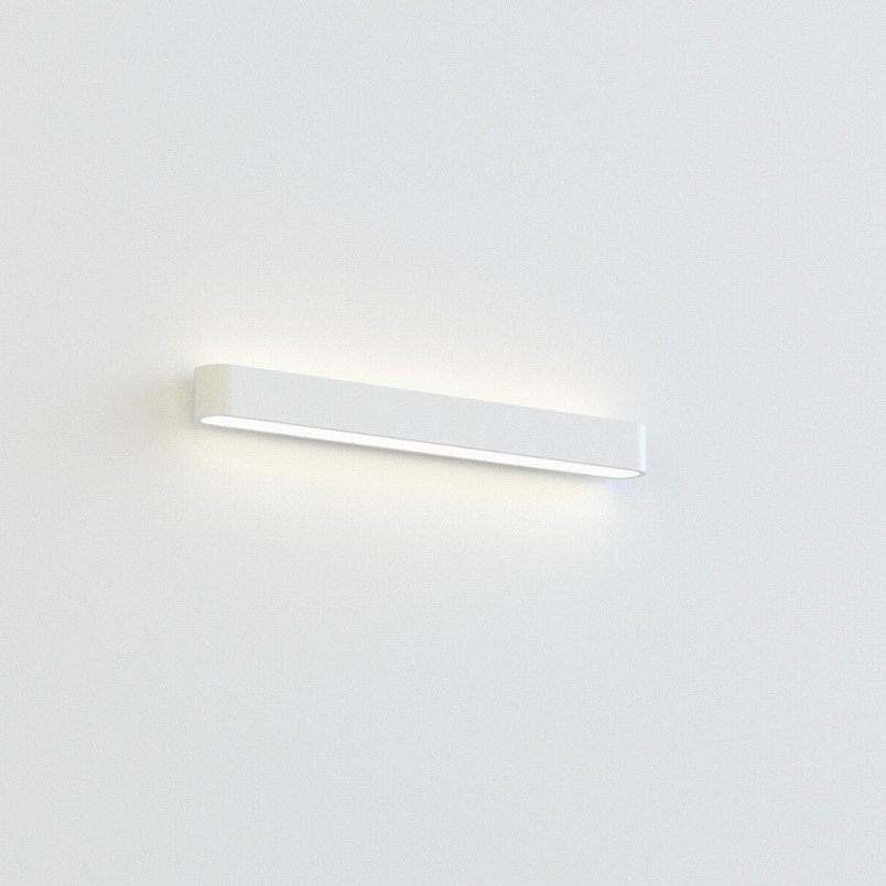 Kinkiet podłużny minimalistyczny Soft LED 60x6cm biały Nowodvorski