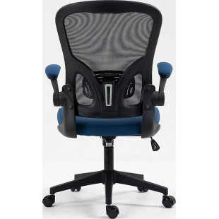 Fotel biurowy z siatki Q-333 czarno-niebieski Signal