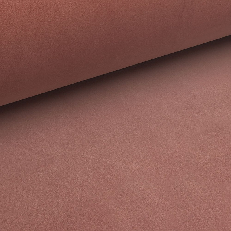 Sofa welurowa muszelka 2 osobowa Camellia Velvet 135cm różowy / złoty Signal