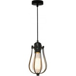 Lampa wisząca druciana industrialna Horta 11 Czarna marki ZumaLine