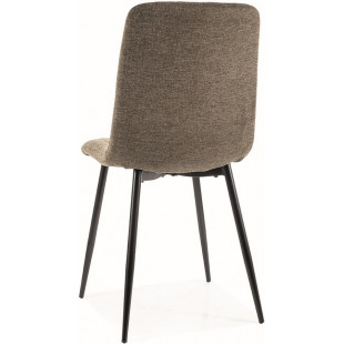 Krzesło tapicerowane Alan Brego 51 oliwkowy / czarny Signal