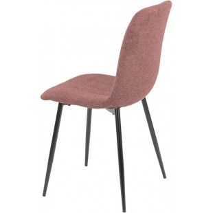 Krzesło tapicerowane Alan Brego 90 wrzosowy / czarny Signal