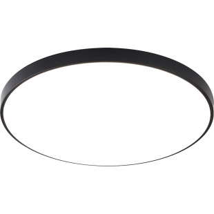Plafon okrągły minimalistyczny Veri LED 37cm czarny Zumaline