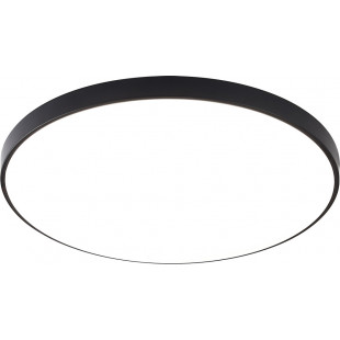Plafon okrągły minimalistyczny Veri LED 47cm czarny Zumaline