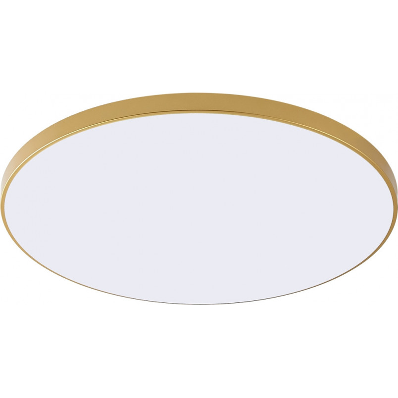Plafon okrągły minimalistyczny Veri LED 47cm złoty Zumaline