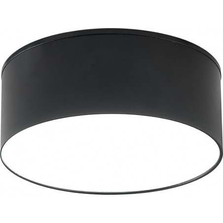 Plafon okrągły Solari LED 3000K 8cm czarny Zumaline