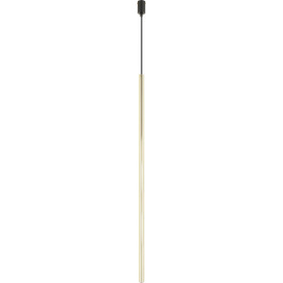 Lampa wisząca tuba Nova 2,5cm H100cm złota Zumaline
