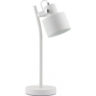 Lampa biurkowa skandynawska Draco biała Zumaline