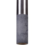 Lampa betonowa wisząca tuba Kalla Inox 53 Led Antracytowa marki LoftLight