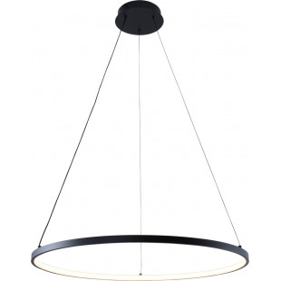 Lampa wisząca okrągła nowoczesna Breno LED 60cm czarna Zumaline