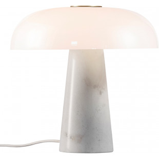 Lampa stołowa marmurowa Glossy opal / marmur DFTP