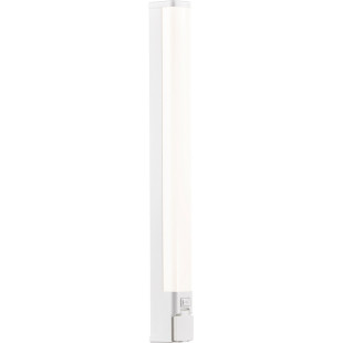 Kinkiet łazienkowy z włącznikiem i gniazdkiem Sjaver LED biały Nordlux