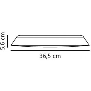 Plafon skandynawski ściemniany Piso 36,5cm biały Nordlux