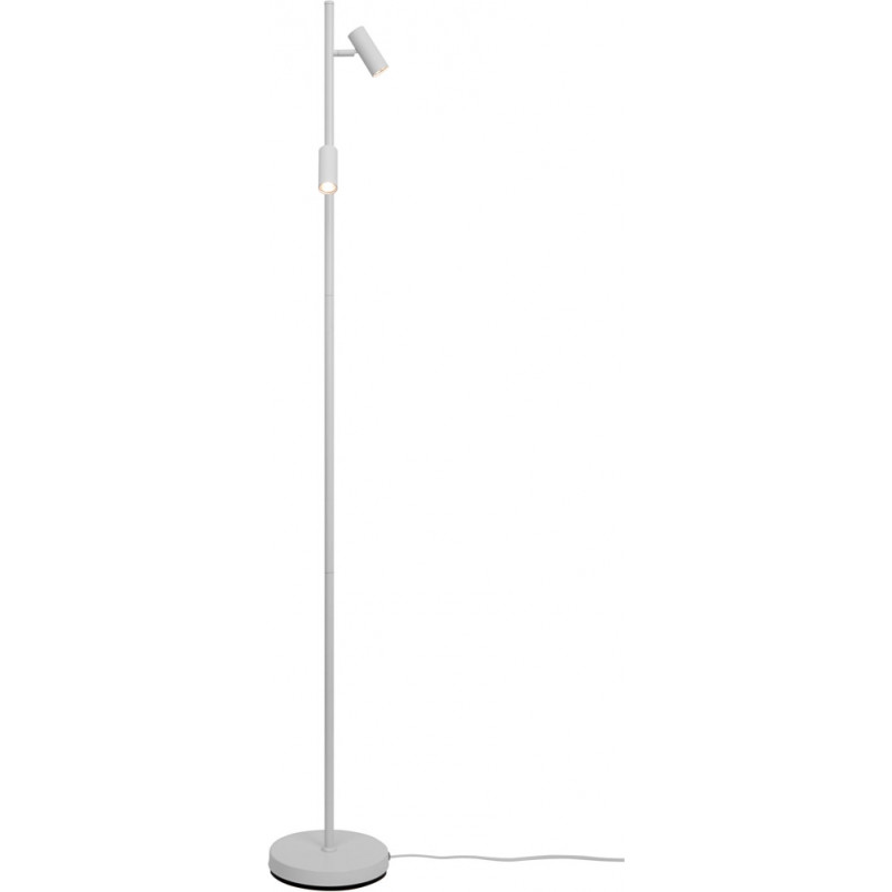 Lampa podłogowa 2 punktowa ze ściemniaczem Omari LED biała Nordlux