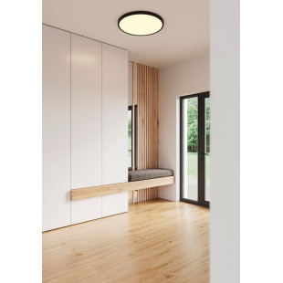 Plafon minimalistyczny Oja Smart LED 60cm czarny Nordlux