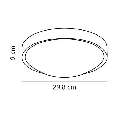 Plafon okrągły Altus LED 29,8cm biały Nordlux