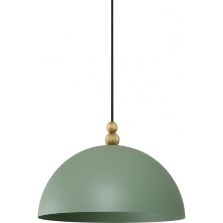 Lampa wisząca półkula Zanaboni 45cm zielona Loftlight