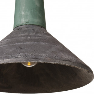 Lampa wisząca betonowa Medano 20cm antracyt / zielony Loftlight